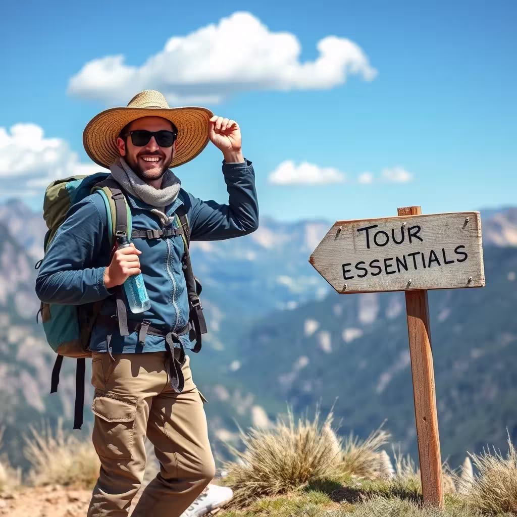 Essential items for your tour